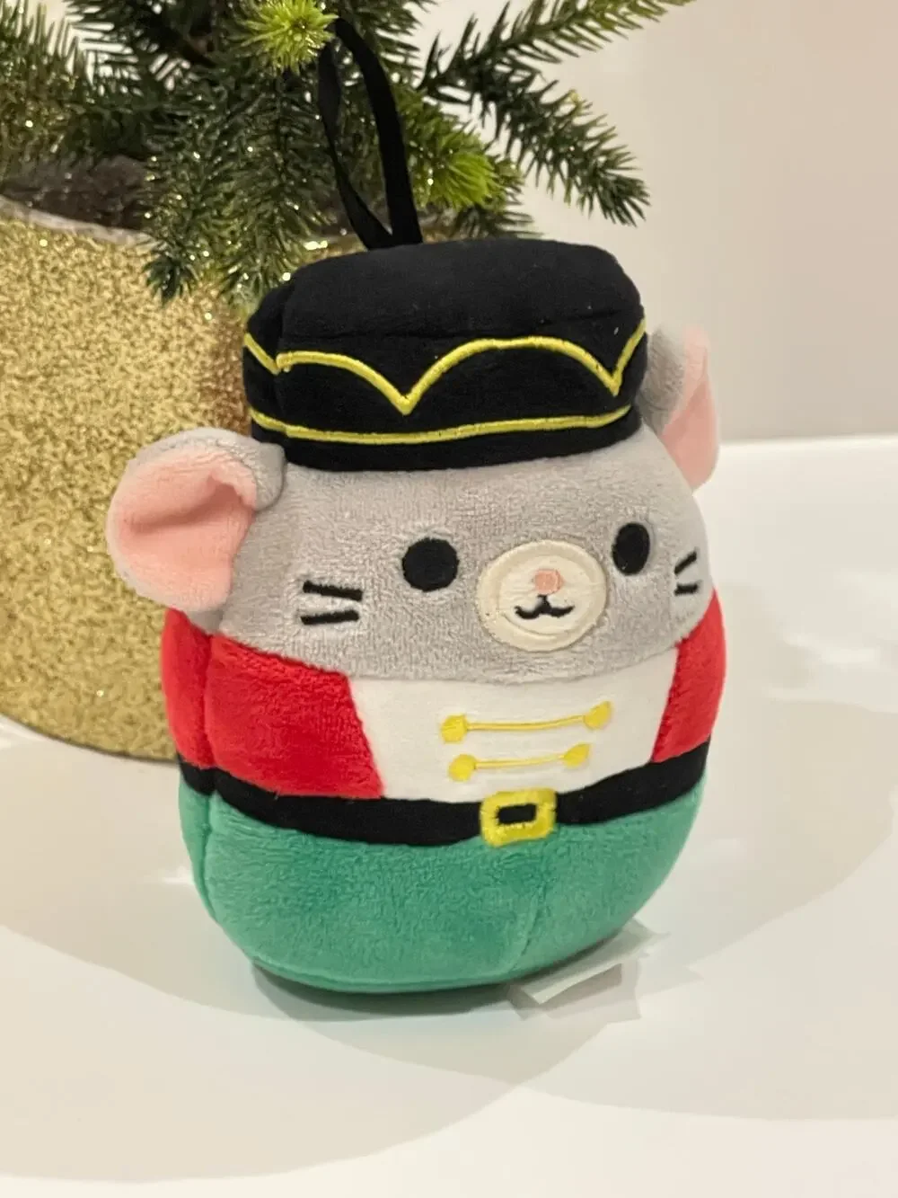 Squishmallows Murray the Mouse Nutcracker Ornament Holiday Collection